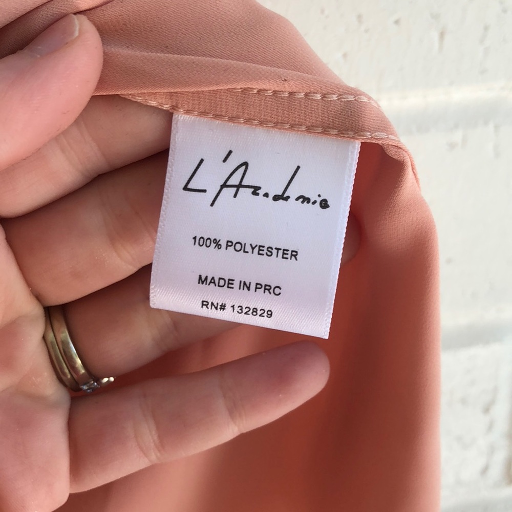 NWOT L’Academie Revolve The Safari Lace Up Blouse - Picture 8 of 8